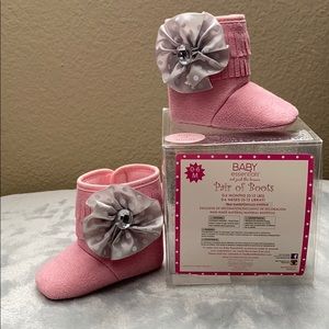 👶 baby girl boots.